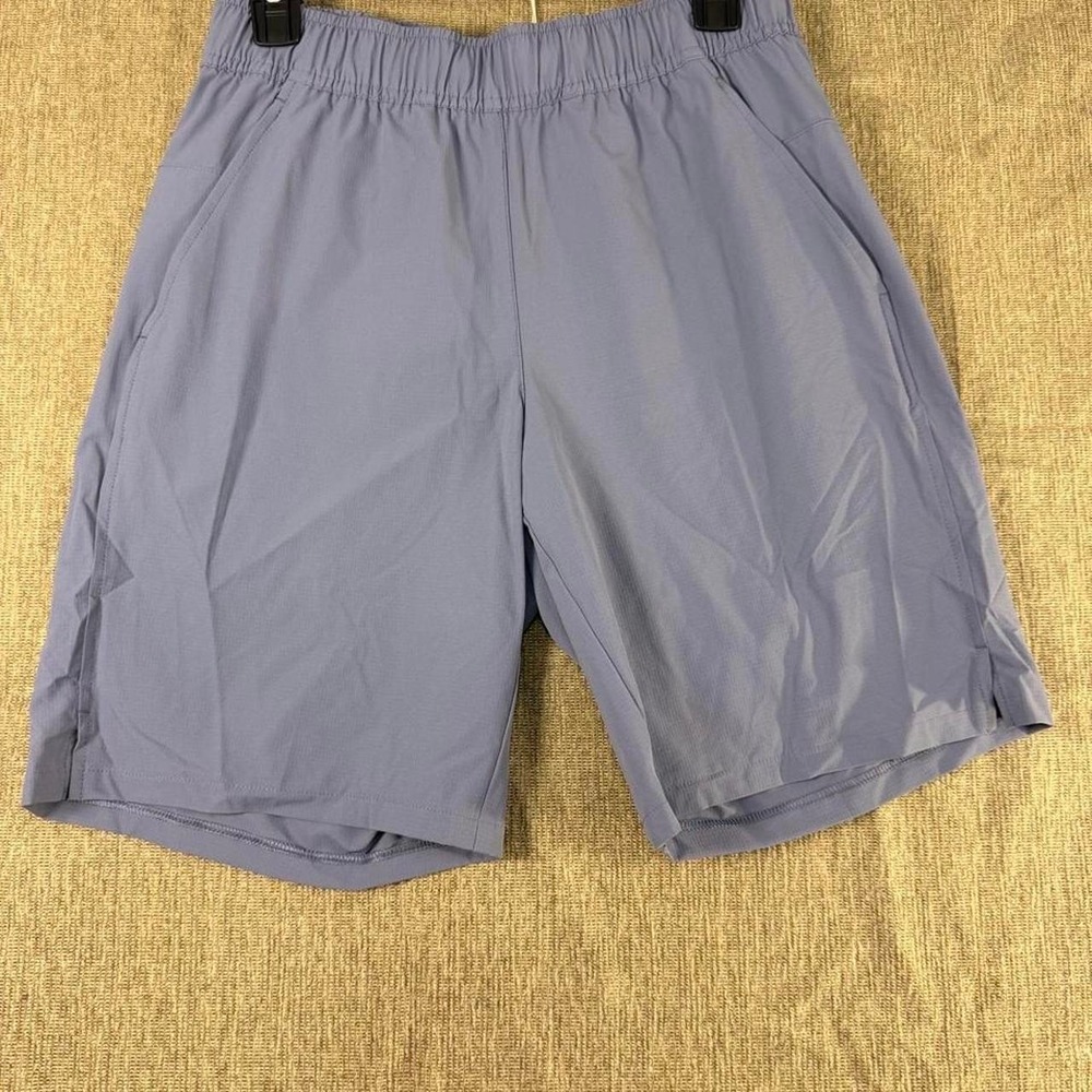 Tek Gear Mens Purple Ripstop Athletic Shorts Small Elastic Waist Lightweight